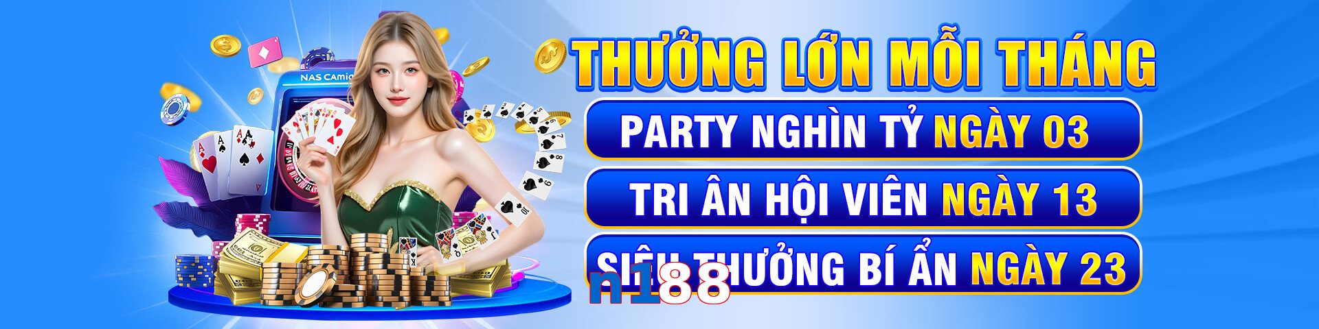 Trò chơi Slot được yêu thích tại n188